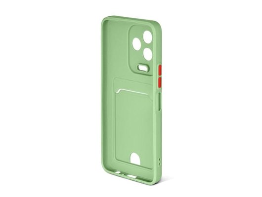 Чехол DF Infinix Note 12 Pro (4G)/12 (2023) inCardcase-01 (light green)